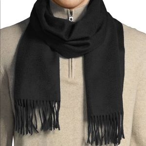 Mens 100% Cashmere Scarf Muffler Made in Scotland New 12 x 72